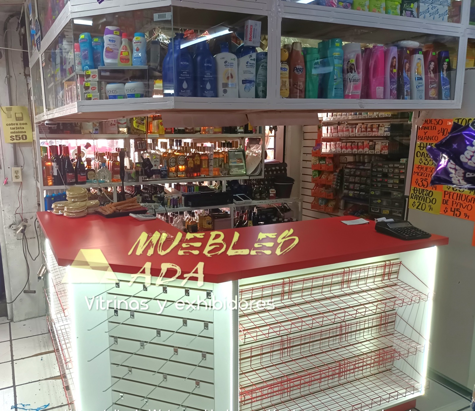Exhibidores a la Medida Para Tiendas de Conveniencia y Minisupers