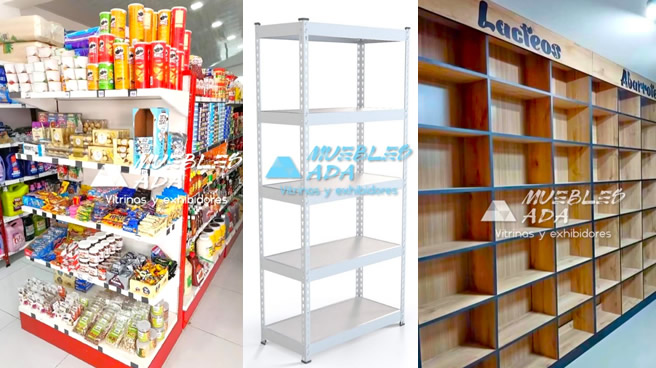 Góndolas, Estantes y Anaqueles